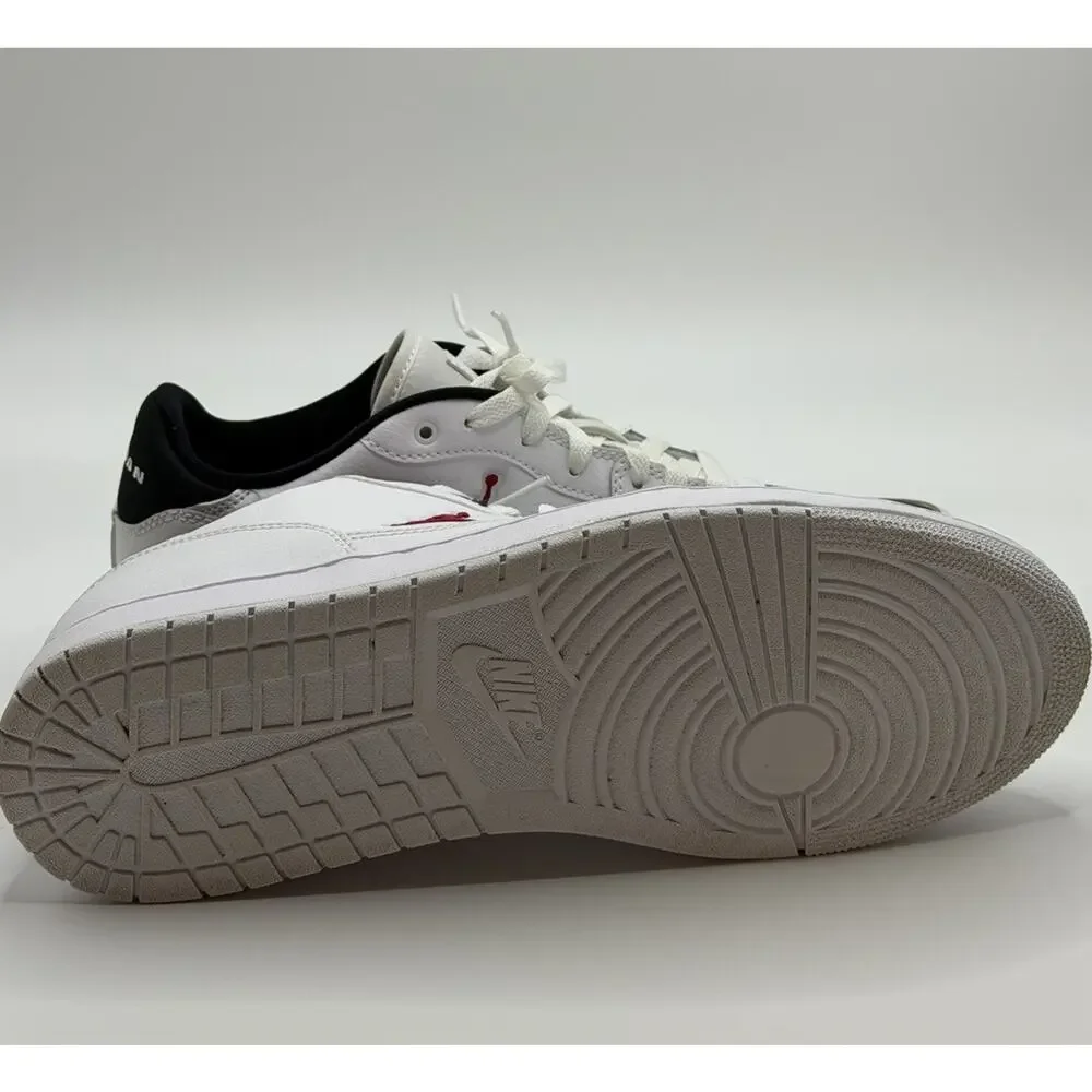 Jordan Court Connect Low White Black Gym Red Men’s Size 11.5 IQ5698-101 Shoes